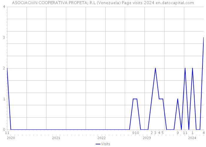 ASOCIACIóN COOPERATIVA PROFETA; R.L (Venezuela) Page visits 2024 