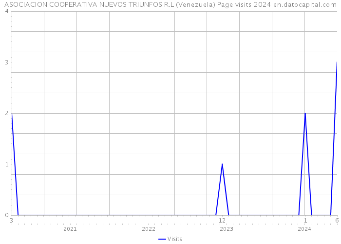 ASOCIACION COOPERATIVA NUEVOS TRIUNFOS R.L (Venezuela) Page visits 2024 