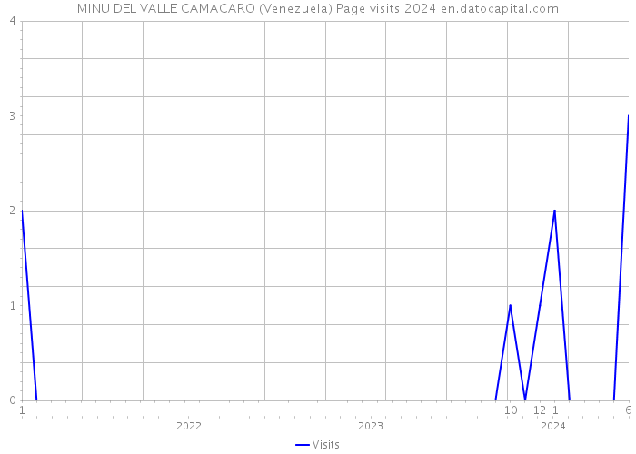 MINU DEL VALLE CAMACARO (Venezuela) Page visits 2024 