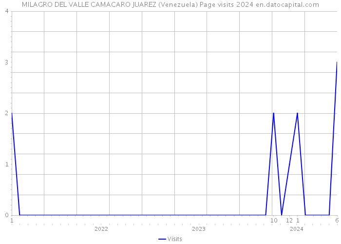 MILAGRO DEL VALLE CAMACARO JUAREZ (Venezuela) Page visits 2024 