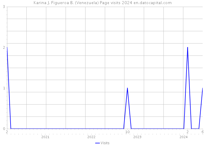Karina J. Figueroa B. (Venezuela) Page visits 2024 