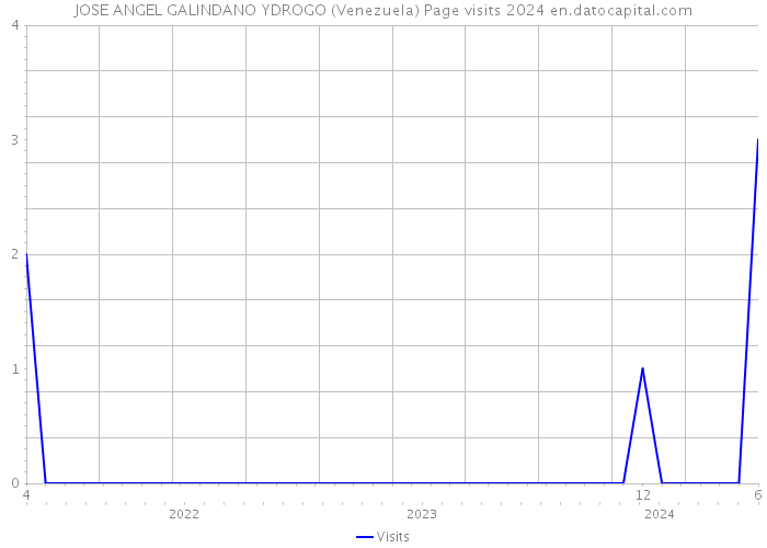 JOSE ANGEL GALINDANO YDROGO (Venezuela) Page visits 2024 
