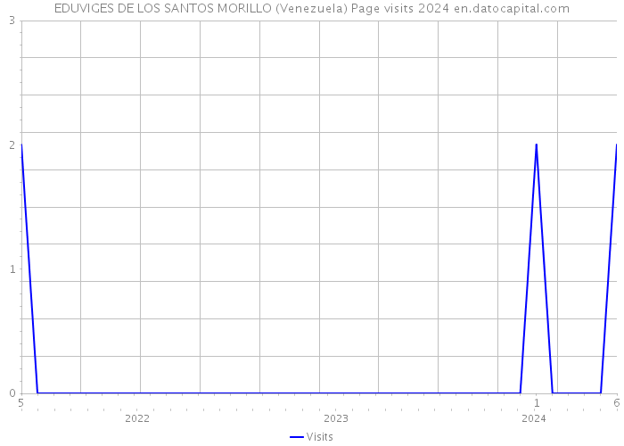 EDUVIGES DE LOS SANTOS MORILLO (Venezuela) Page visits 2024 