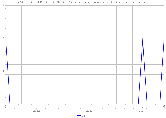 GRACIELA OBERTO DE GONZALEZ (Venezuela) Page visits 2024 