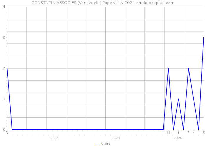 CONSTNTIN ASSOCIES (Venezuela) Page visits 2024 