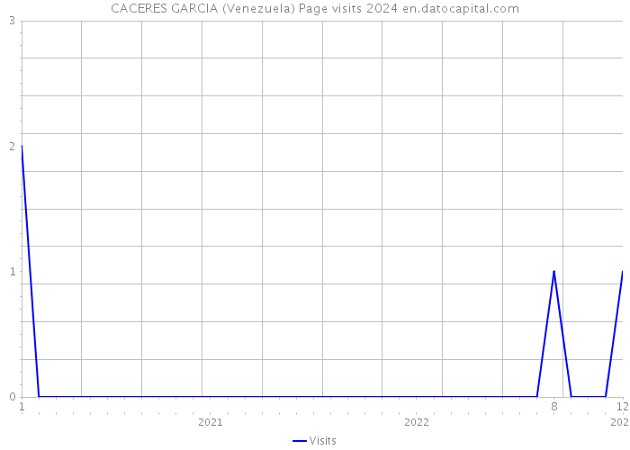 CACERES GARCIA (Venezuela) Page visits 2024 
