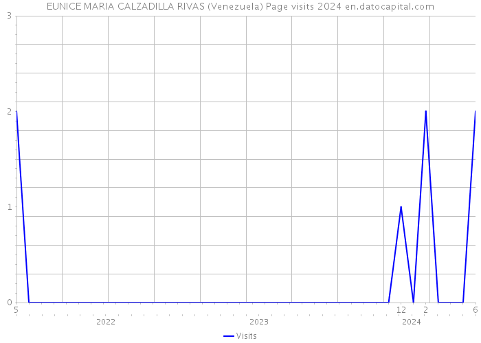 EUNICE MARIA CALZADILLA RIVAS (Venezuela) Page visits 2024 