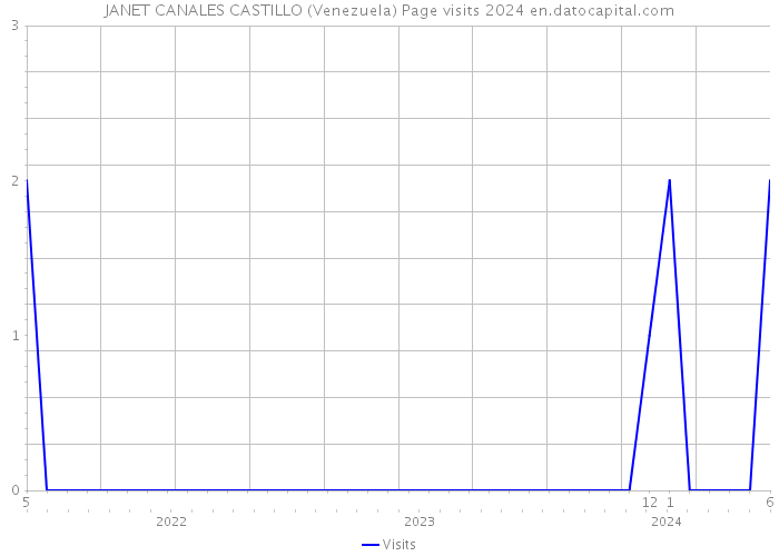 JANET CANALES CASTILLO (Venezuela) Page visits 2024 