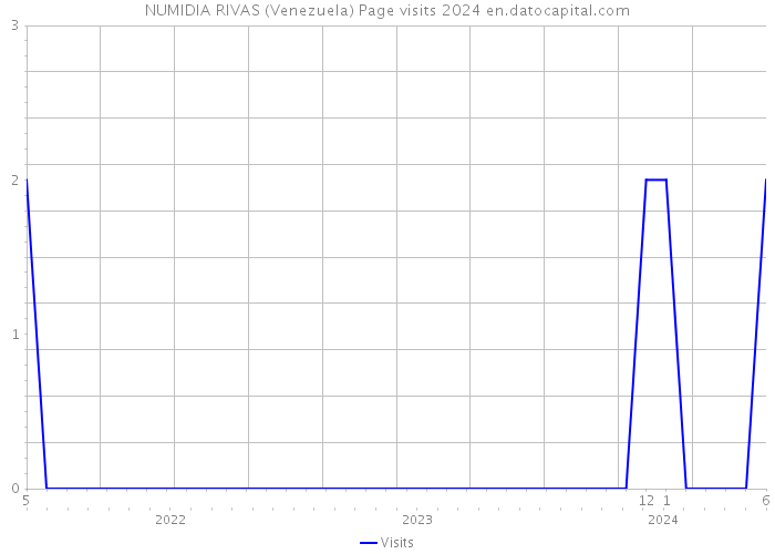 NUMIDIA RIVAS (Venezuela) Page visits 2024 