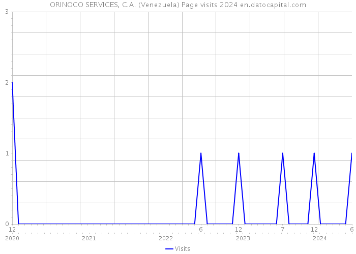 ORINOCO SERVICES, C.A. (Venezuela) Page visits 2024 