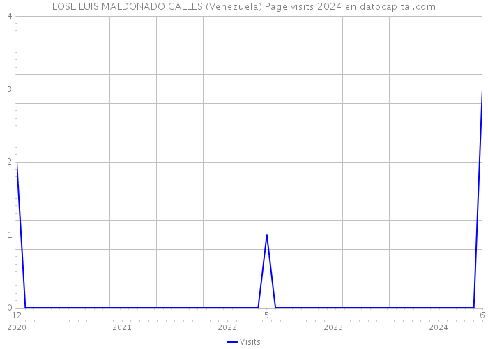 LOSE LUIS MALDONADO CALLES (Venezuela) Page visits 2024 
