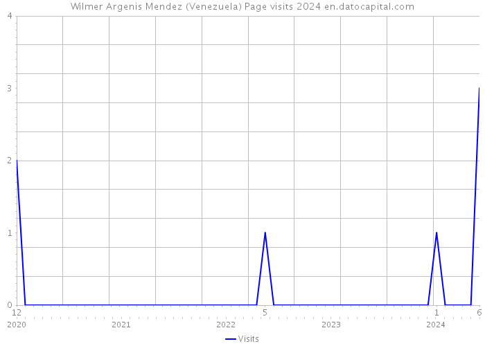 Wilmer Argenis Mendez (Venezuela) Page visits 2024 
