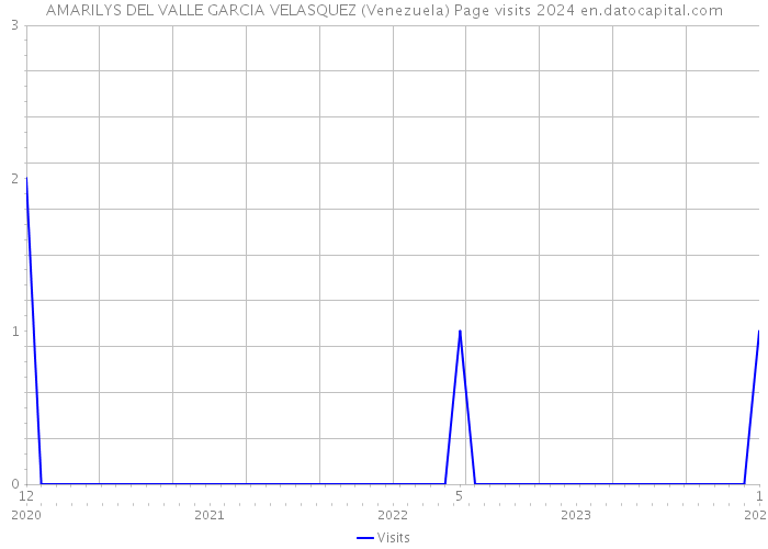AMARILYS DEL VALLE GARCIA VELASQUEZ (Venezuela) Page visits 2024 