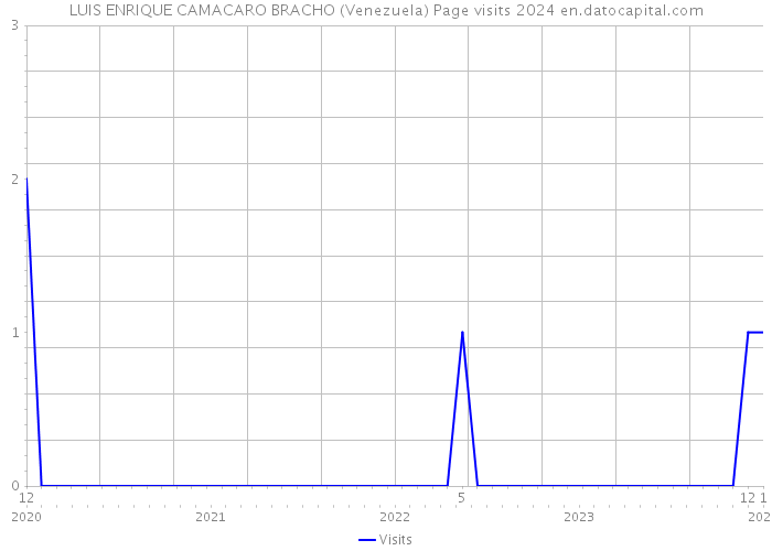 LUIS ENRIQUE CAMACARO BRACHO (Venezuela) Page visits 2024 