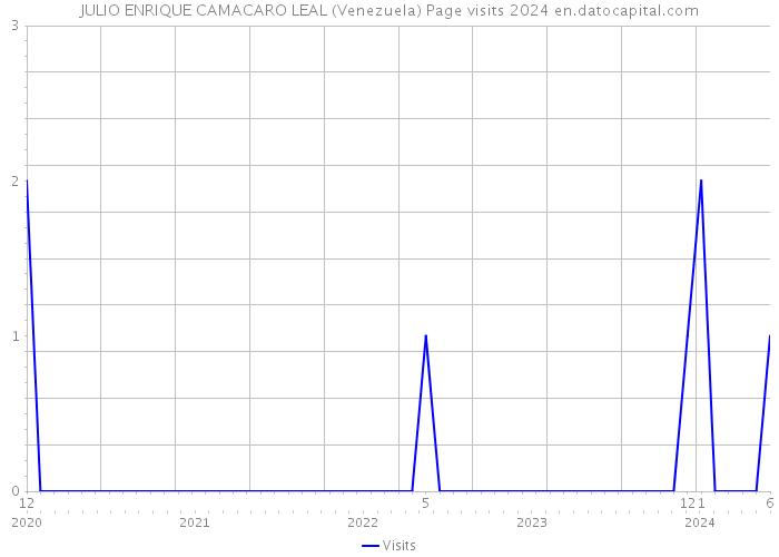 JULIO ENRIQUE CAMACARO LEAL (Venezuela) Page visits 2024 