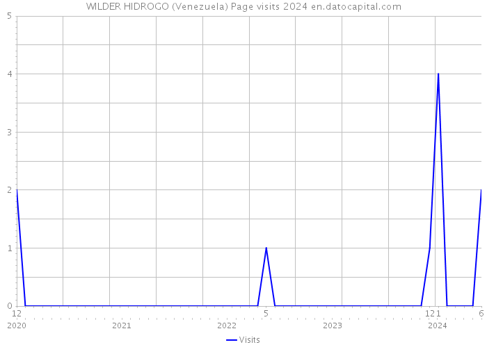 WILDER HIDROGO (Venezuela) Page visits 2024 