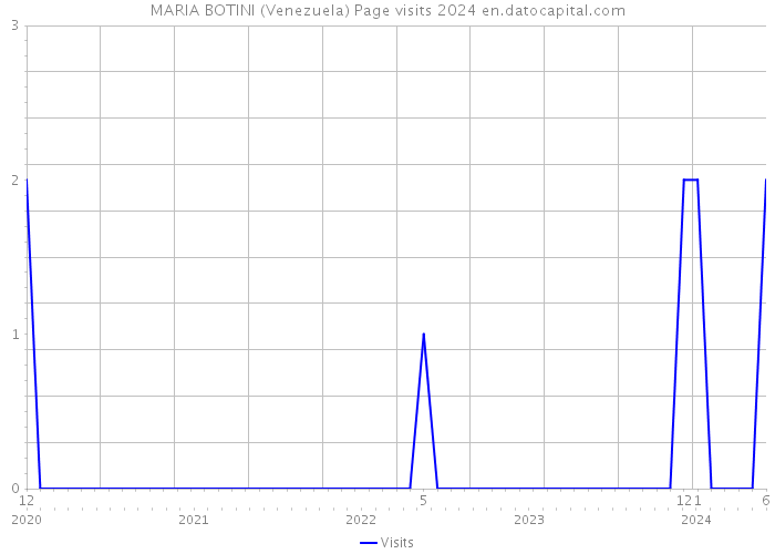 MARIA BOTINI (Venezuela) Page visits 2024 