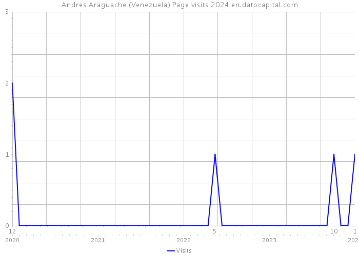 Andres Araguache (Venezuela) Page visits 2024 