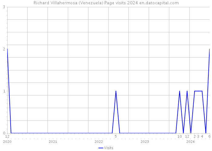 Richard Villahermosa (Venezuela) Page visits 2024 