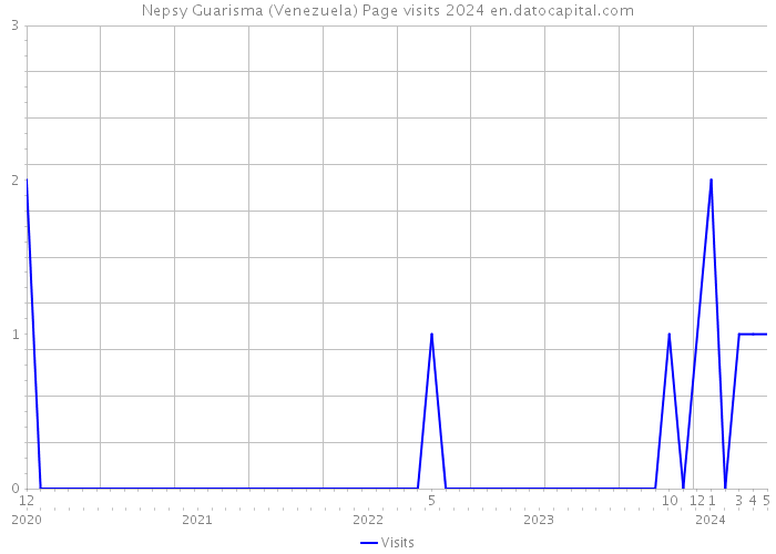 Nepsy Guarisma (Venezuela) Page visits 2024 