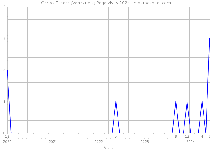 Carlos Tesara (Venezuela) Page visits 2024 