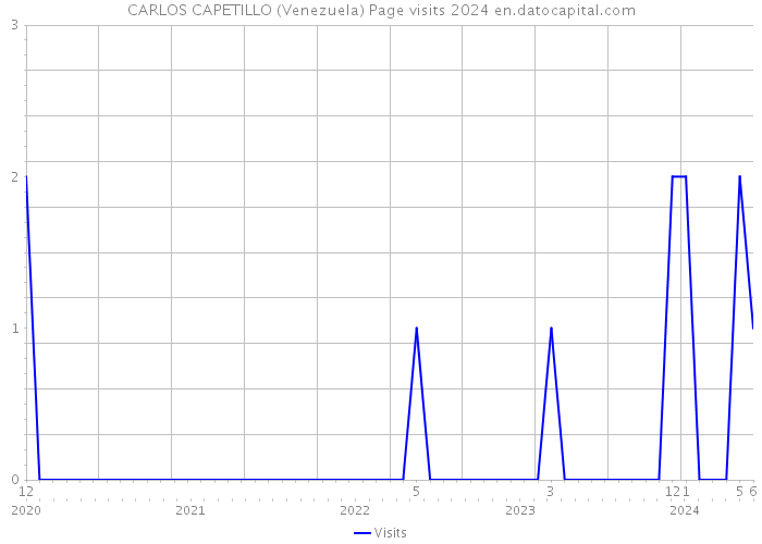 CARLOS CAPETILLO (Venezuela) Page visits 2024 