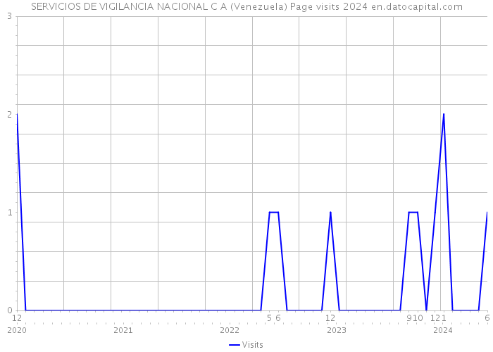 SERVICIOS DE VIGILANCIA NACIONAL C A (Venezuela) Page visits 2024 