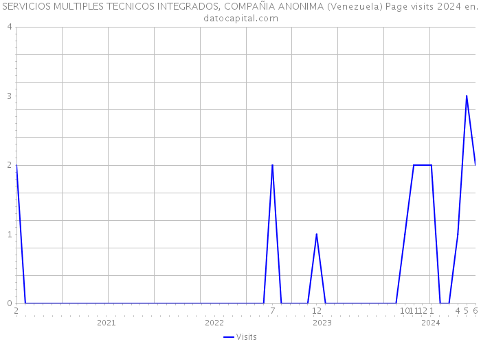 SERVICIOS MULTIPLES TECNICOS INTEGRADOS, COMPAÑIA ANONIMA (Venezuela) Page visits 2024 