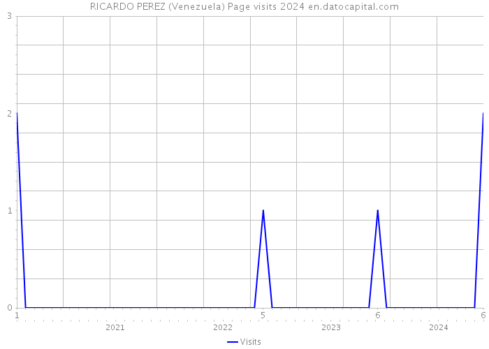 RICARDO PEREZ (Venezuela) Page visits 2024 