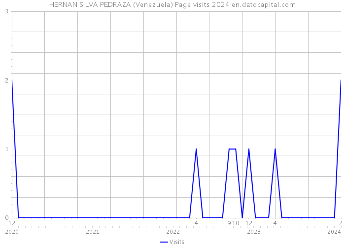 HERNAN SILVA PEDRAZA (Venezuela) Page visits 2024 