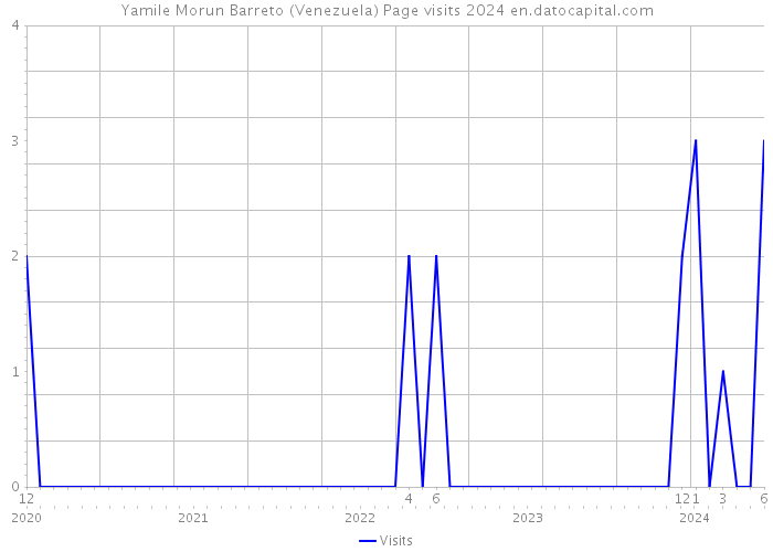Yamile Morun Barreto (Venezuela) Page visits 2024 