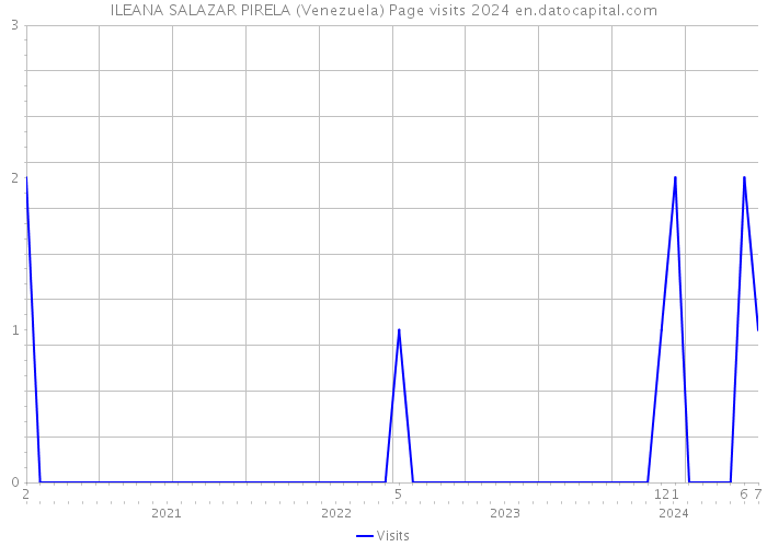 ILEANA SALAZAR PIRELA (Venezuela) Page visits 2024 