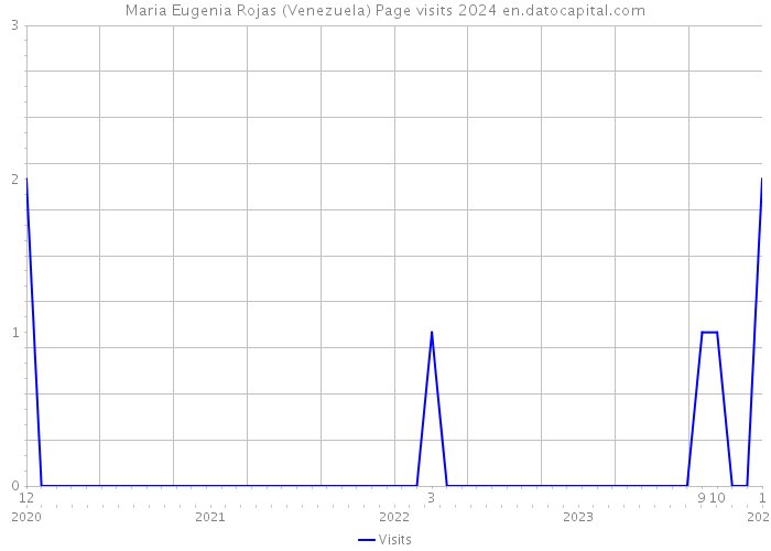 Maria Eugenia Rojas (Venezuela) Page visits 2024 