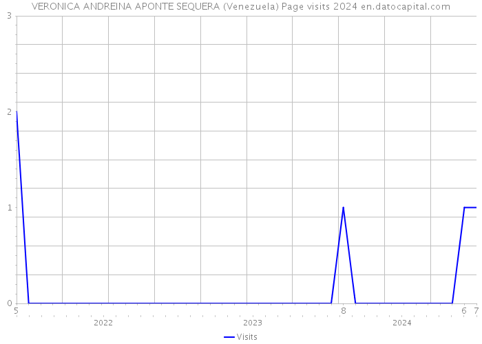 VERONICA ANDREINA APONTE SEQUERA (Venezuela) Page visits 2024 