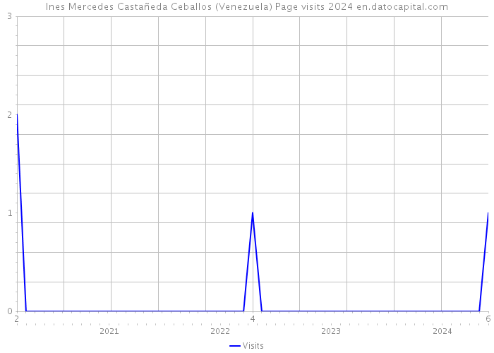 Ines Mercedes Castañeda Ceballos (Venezuela) Page visits 2024 