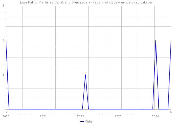 Juan Pablo Martinez Caraballo (Venezuela) Page visits 2024 