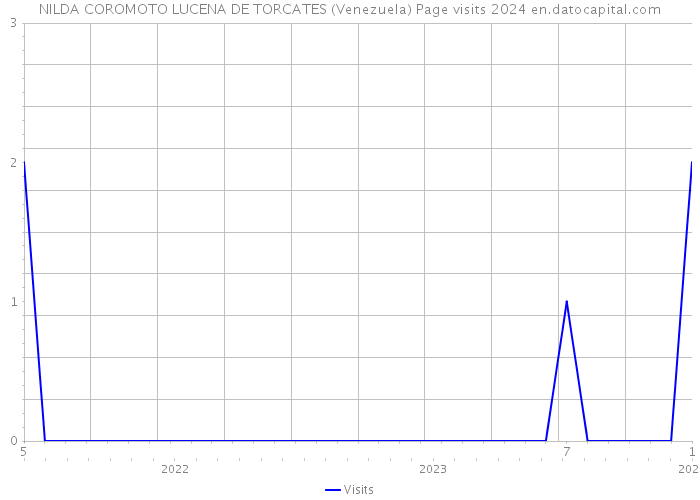 NILDA COROMOTO LUCENA DE TORCATES (Venezuela) Page visits 2024 