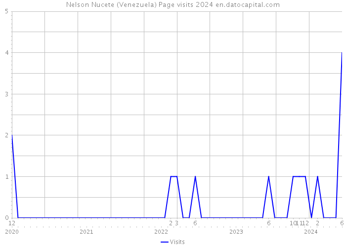 Nelson Nucete (Venezuela) Page visits 2024 