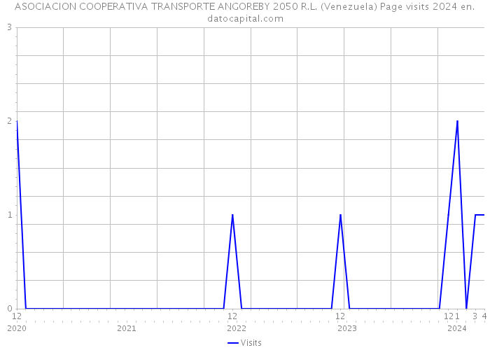 ASOCIACION COOPERATIVA TRANSPORTE ANGOREBY 2050 R.L. (Venezuela) Page visits 2024 