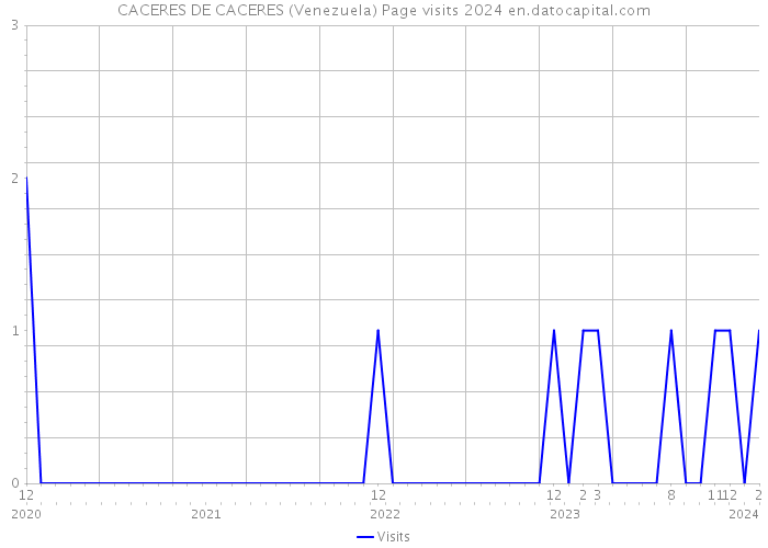CACERES DE CACERES (Venezuela) Page visits 2024 