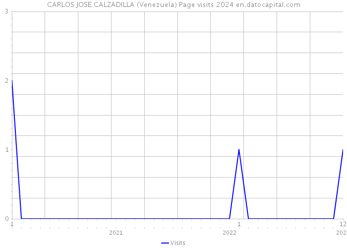 CARLOS JOSE CALZADILLA (Venezuela) Page visits 2024 