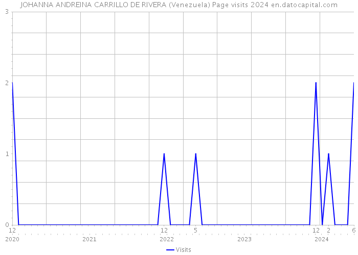 JOHANNA ANDREINA CARRILLO DE RIVERA (Venezuela) Page visits 2024 