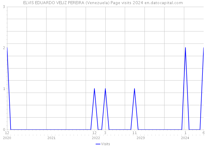 ELVIS EDUARDO VELIZ PEREIRA (Venezuela) Page visits 2024 