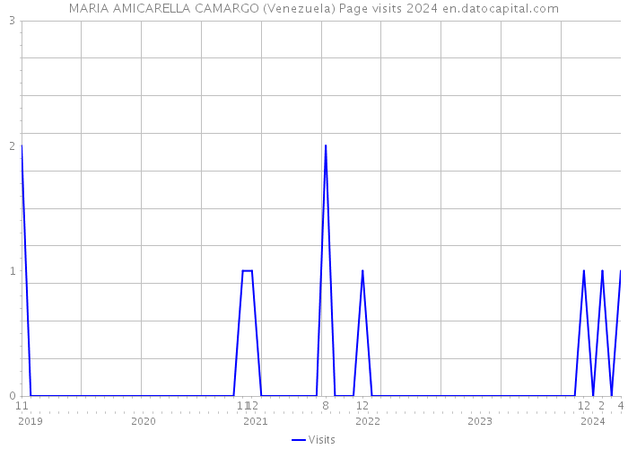 MARIA AMICARELLA CAMARGO (Venezuela) Page visits 2024 