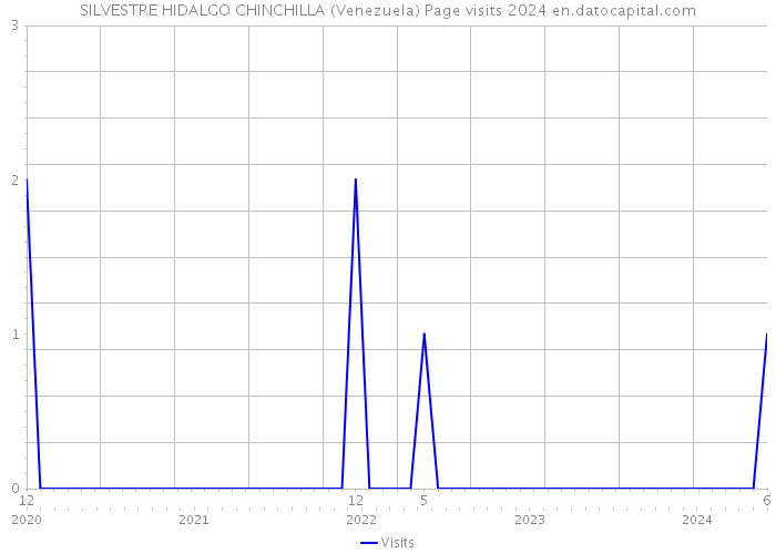 SILVESTRE HIDALGO CHINCHILLA (Venezuela) Page visits 2024 