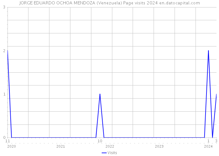 JORGE EDUARDO OCHOA MENDOZA (Venezuela) Page visits 2024 