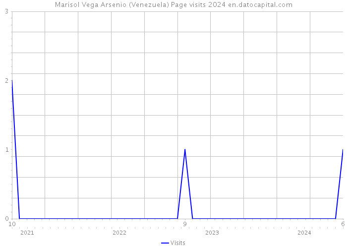 Marisol Vega Arsenio (Venezuela) Page visits 2024 