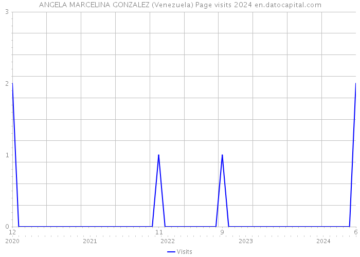 ANGELA MARCELINA GONZALEZ (Venezuela) Page visits 2024 