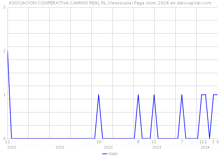 ASOCIACION COOPERATIVA CAMINO REAL RL (Venezuela) Page visits 2024 