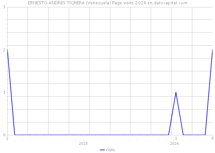 ERNESTO ANDRES TIGRERA (Venezuela) Page visits 2024 